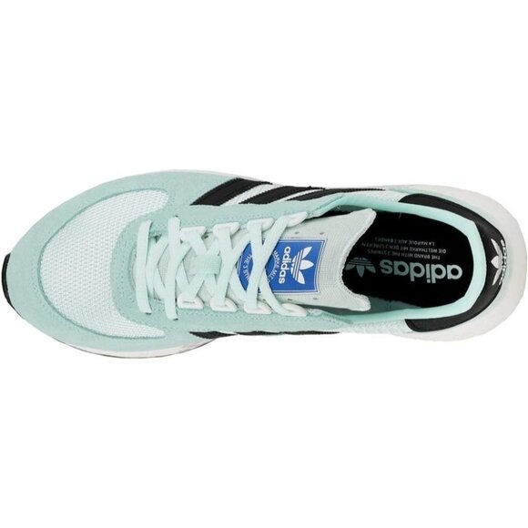 adidas Marathon Tech - Size 10 Men`s Running Shoes Clear Mint Black G27521 NEW